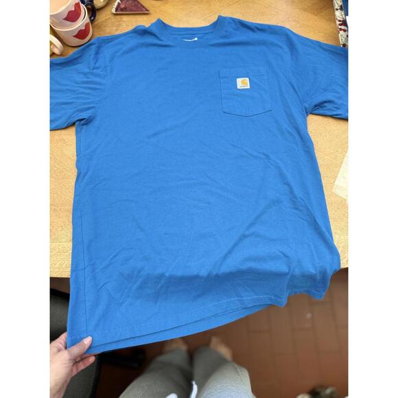 Carhartt Men's Loose Fit T-Shirt - Blue - Large Tall - Picture 2 of 4